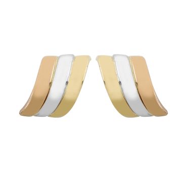 Boucles D'Oreilles Vague Tricolore