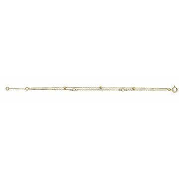 Bracelet 2 Rgs Boules+Perles Culture