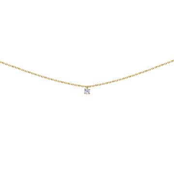 Collier Oxydes De Zirconium 4 Griffes 3 Mm