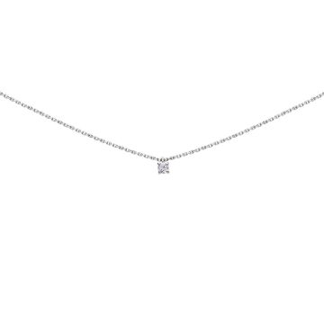 Collier Og Oxydes De Zirconium 4 Griffes 2.5Mm