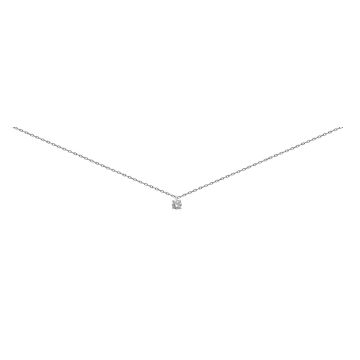 Collier Og Oxydes De Zirconium 4 Griffes 3.5Mm