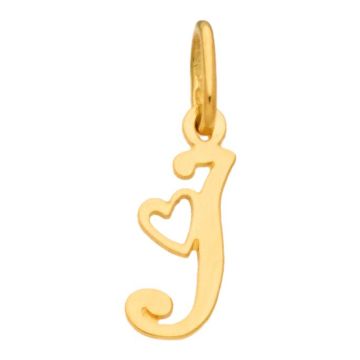 Pendentif Initiale I + Coeur