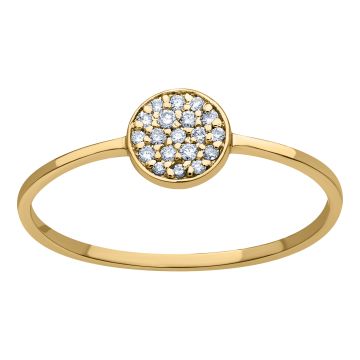 Bague or 750 millièmes diamant