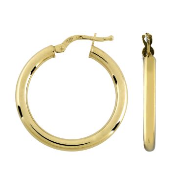 Créoles Fil Rond 3Mm Int.20Mm