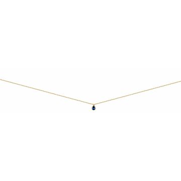 Collier Fdi Pend Saphir Rond 4Mm Ri