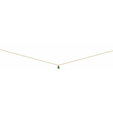Collier Fdi Pend Emeraude Ronde 4Mm Ri