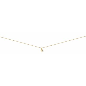 Collier Pre-Serti Pastille Dt 0.03Ct