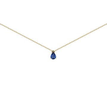 Collier Sa Ceylan 8*6Mm+Dt Hsi 0.012Ct