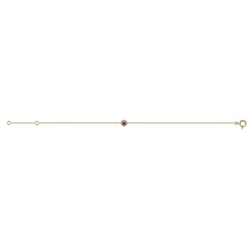 Bracelet Ru 3Mm + Diamants Hp1