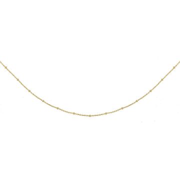 Collier Chaine Boule Ri A 42Cm