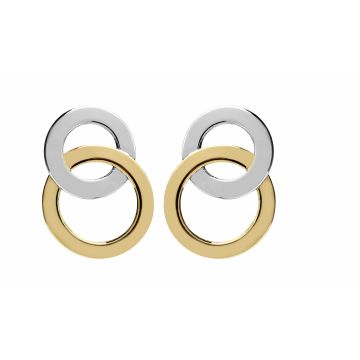Boucles D'Oreilles Bic Double Cercle Mele