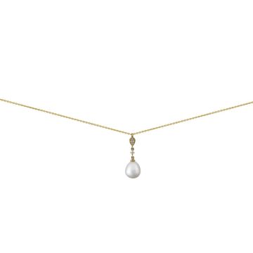 Collier Perle Poire 7Mm Lg43Cm