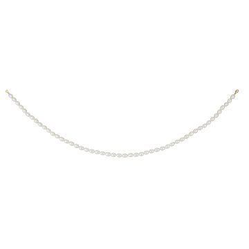 Collier Perle Forme Olive 6-6.5Mm