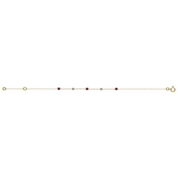 Bracelet Ru 2.5Mm + Dt Hp1 0.01Ct