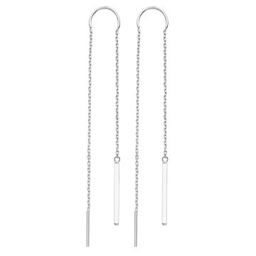 Boucles D'Oreilles Guyanaise Chaine Et Tube Og