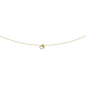 Collier Coeur Dt Ri A 42 0.06Ct