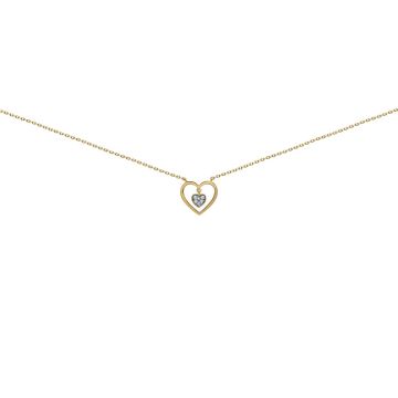 Collier Rhodie Dt Hp1 0.03Ct