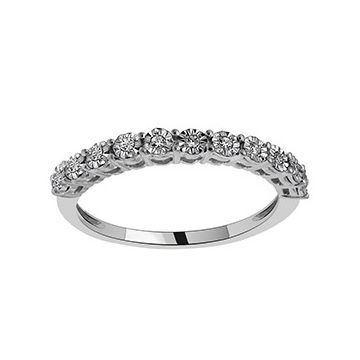 Bague or 750 millièmes diamant