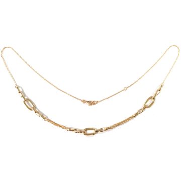 Collier Mailles Ovales Chute