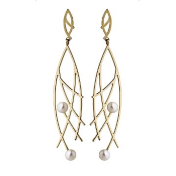 Boucles D'Oreilles Pc Eau Douce
