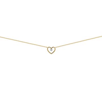 Collier Coeur Diamant