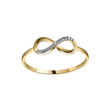 Bague or 750 millièmes diamant