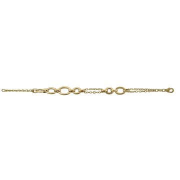 Bracelet Maille Alternée Chaine Largeur 11.3mm