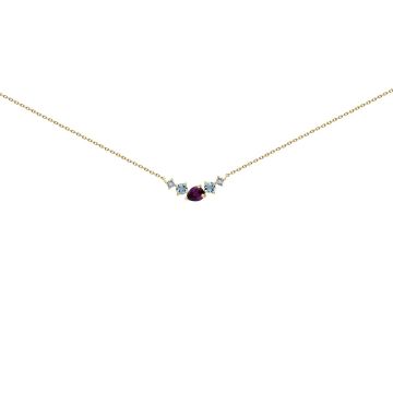 Collier Rho 5*4Mm+To 3Mm+Dt Hp1 0.013Ct