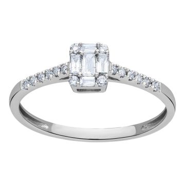 Bague or 750 millièmes diamant
