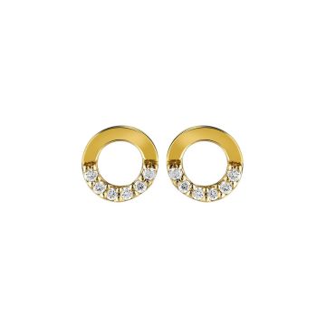 Boucles D'oreilles Diamants 0.06cts