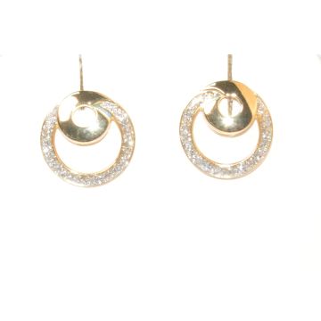 Boucles D’Oreilles Laque Pailletee