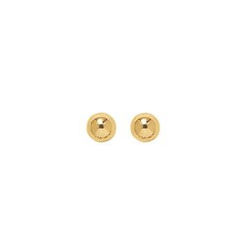Boucles D'oreilles Boule 4mm Poussette Silicone