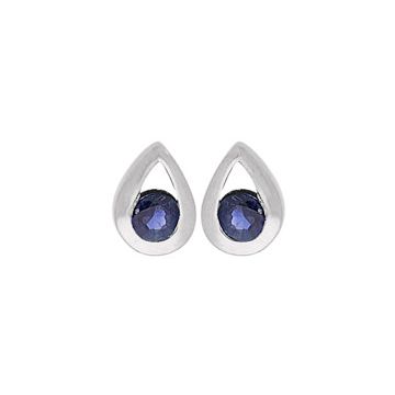 Boucles D'Oreilles Goutte Og Saphir 0.28Ct