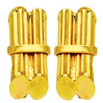 Boucles D'Oreilles Fagot Canne A Sucre