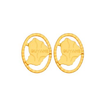 Boucles D'oreilles Guyane Avec Entourage
