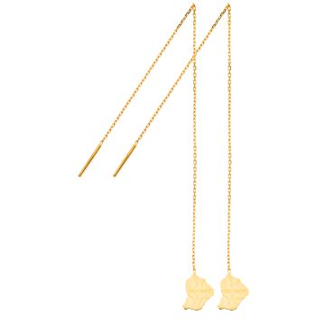 Boucles D'Oreilles Guyanaise Carte Guyane