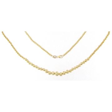 Collier Chute Boules Enfilees Centre 6M