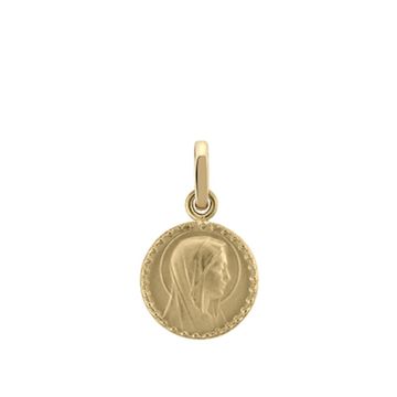 Medaille Vierge Entourage Perle