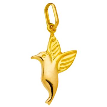 Pendentif Colibri Tout Or