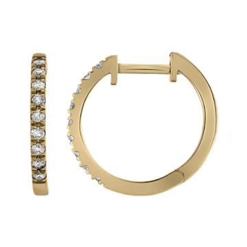 Mini Creoles Diamants