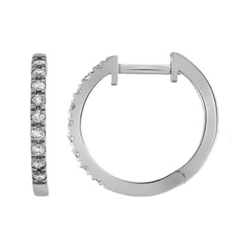 Mini Creoles Diamants