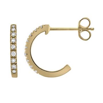Mini Créoles Diamants