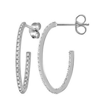 Mini Créoles Diamants