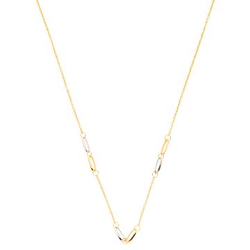 Collier 3 Jeux Anneaux Ovales 2 Ors Fm