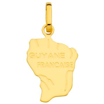 Pendentif Carte Guyane Francaise