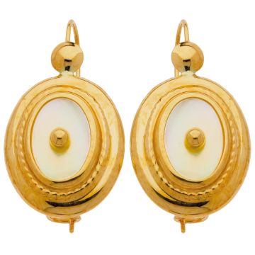 Boucles D'Oreilles Sablaises Nacre 2 Griffes