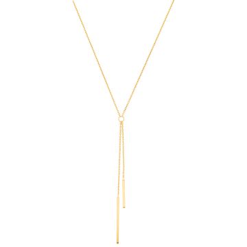 Collier Y 2 Pend Chaine Tube