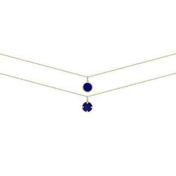 Collier Lapis Lazuli Diamètre 10.8mm