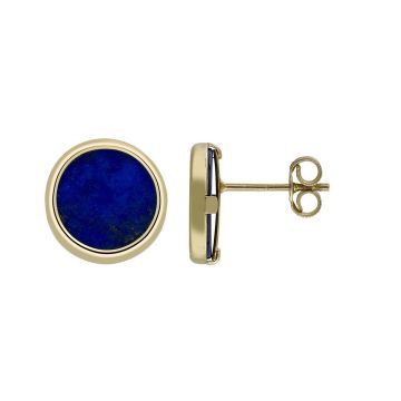 Boucles D'oreilles Lapis Lazuli Diamètre 10.8mm