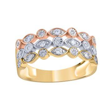 Bague Trcolore Diamant
